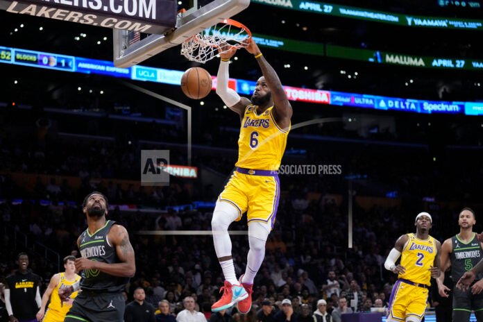 Timberwolves Lakers Basketball