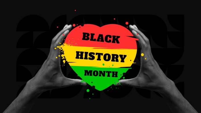 African-american,History.,Human,Hands,Holding,Colorful,Heart,With,Red,Yellow