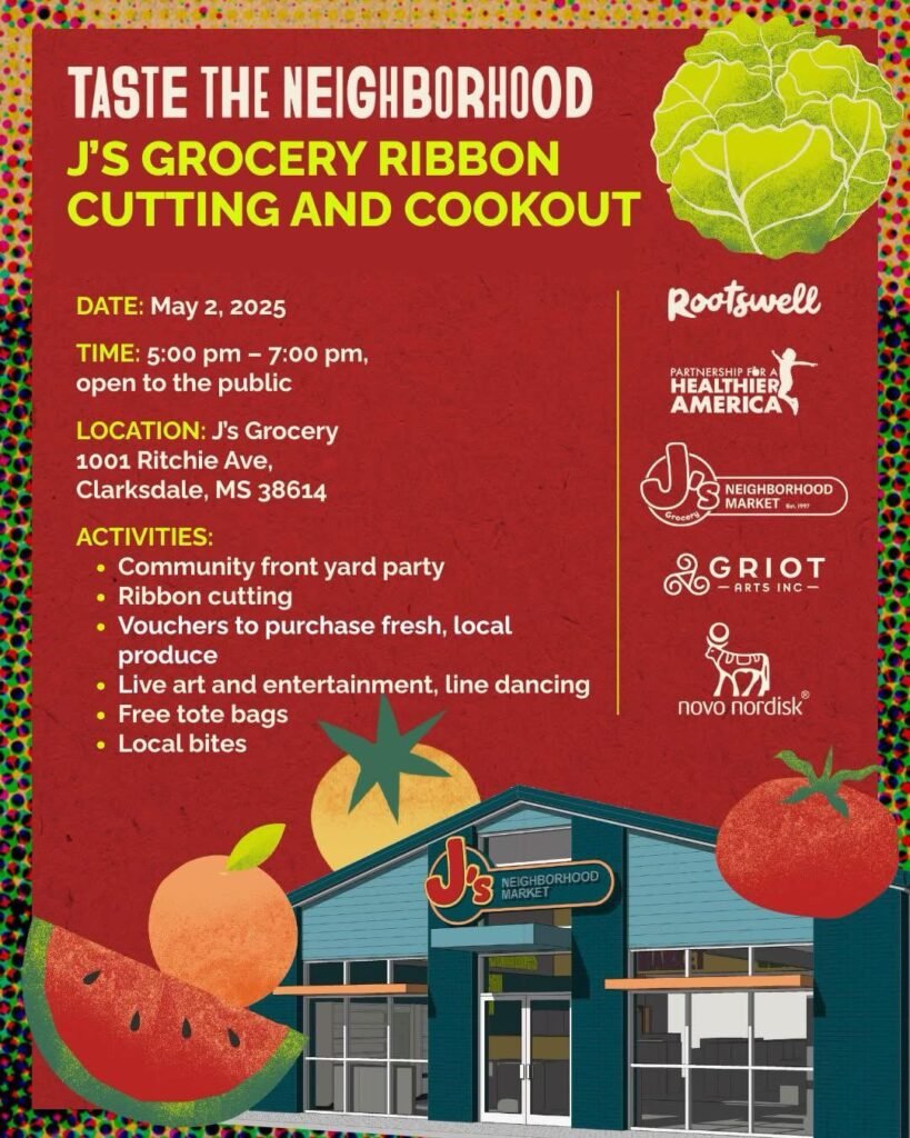 Taste the Neighborhood: J’s Grocery Ribbon Cutting and Cookout Set for May 2